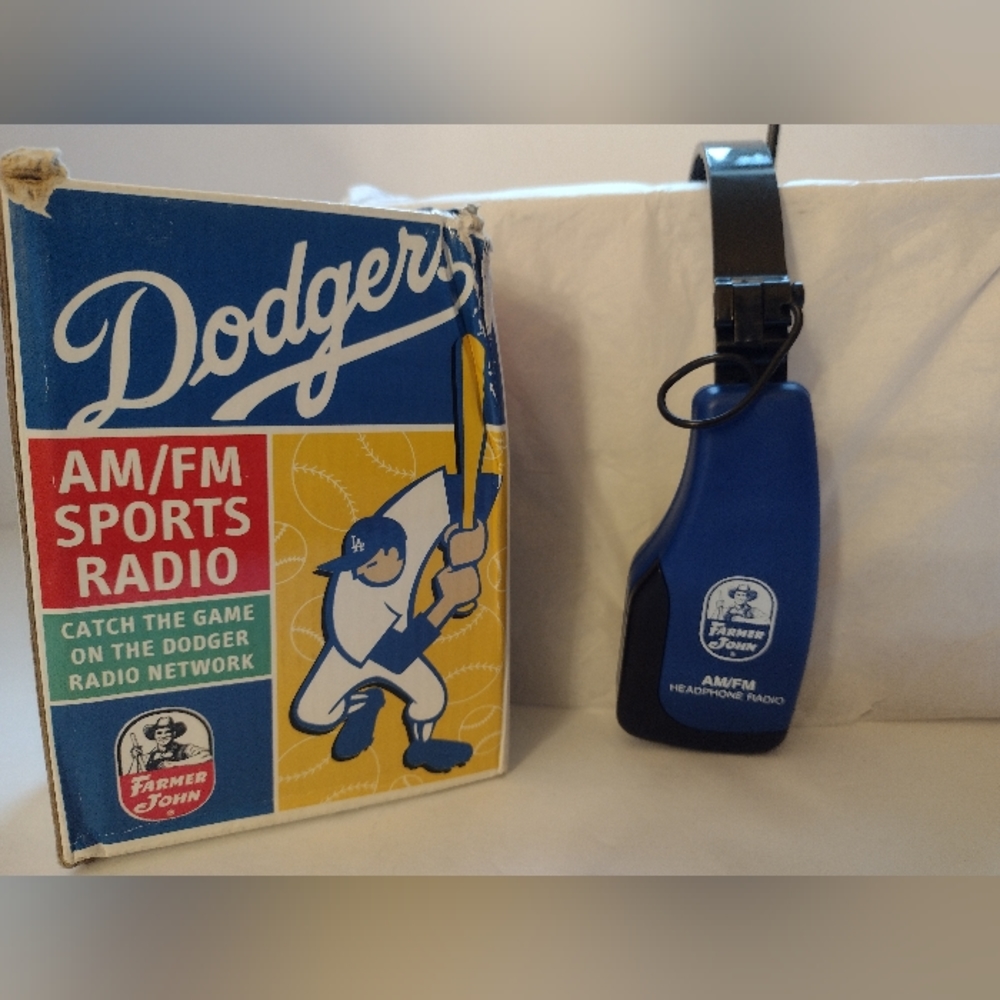 Dodgers AM/PM radio headset Nee